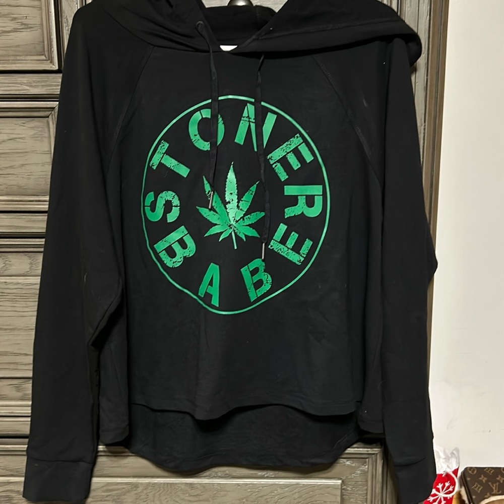 Custom made shirt - Stoner Babe size small hoodie